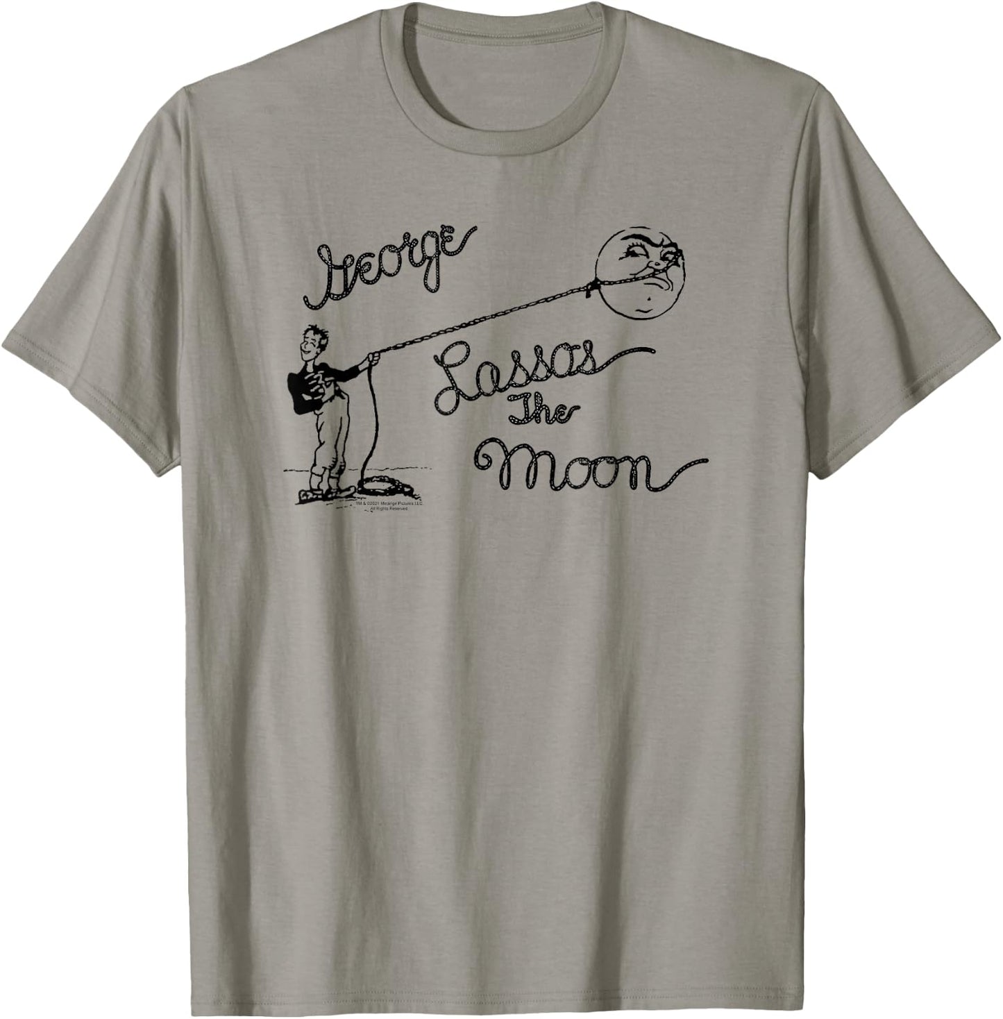 It's a Wonderful Life George Lassos the Moon T-Shirt - T-Shirt | Sand