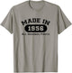 Year of manufacture 1956 original parts birthday gift 66 years T-Shirt - T-Shirt | Sand