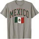 Mexico Mexican Flag Vintage Pride Hispanic Siesta T-Shirt - T-Shirt | Sand