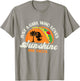 Just A Girl Who Loves Sunshine And Tacos - Funny Retro Taco T-Shirt - T-Shirt | Sand