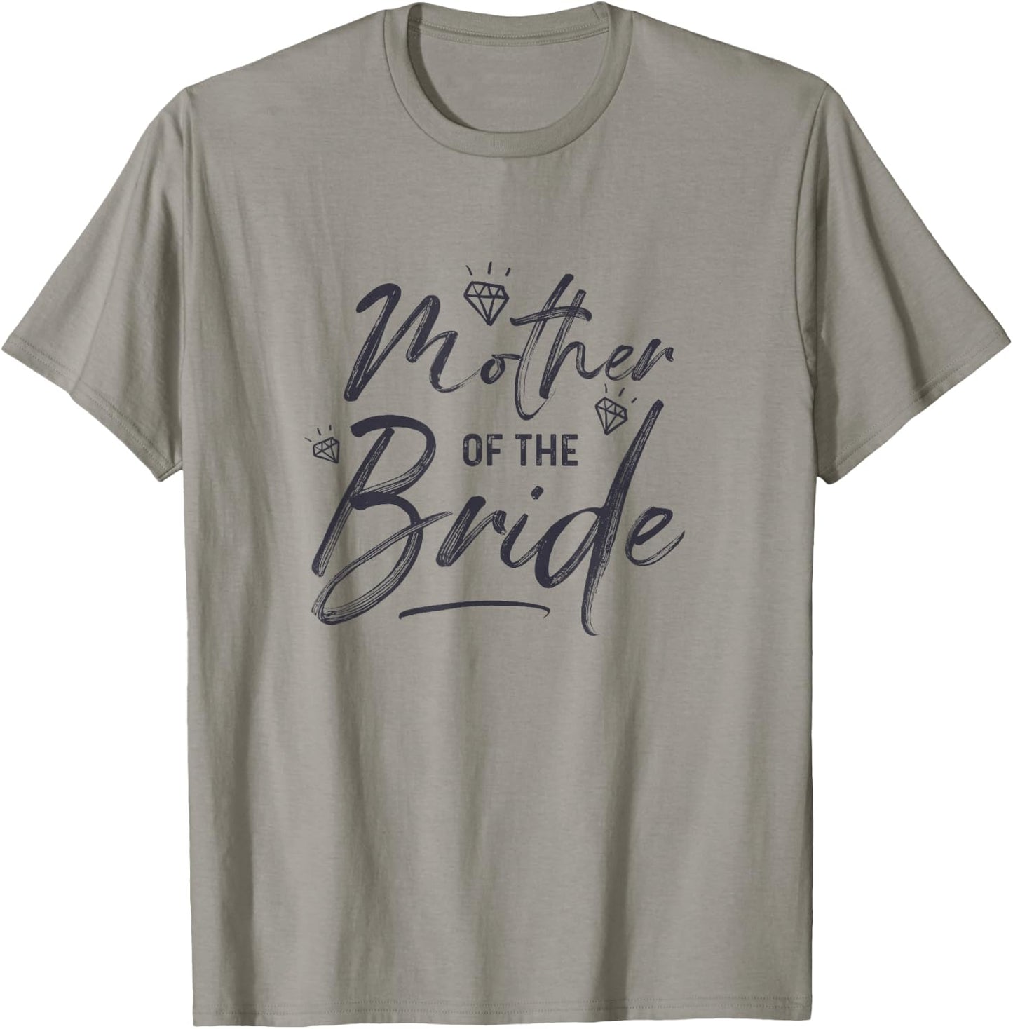 Mother Of The Bride Calligraphy for Wedding Party T-Shirt - T-Shirt | Sand