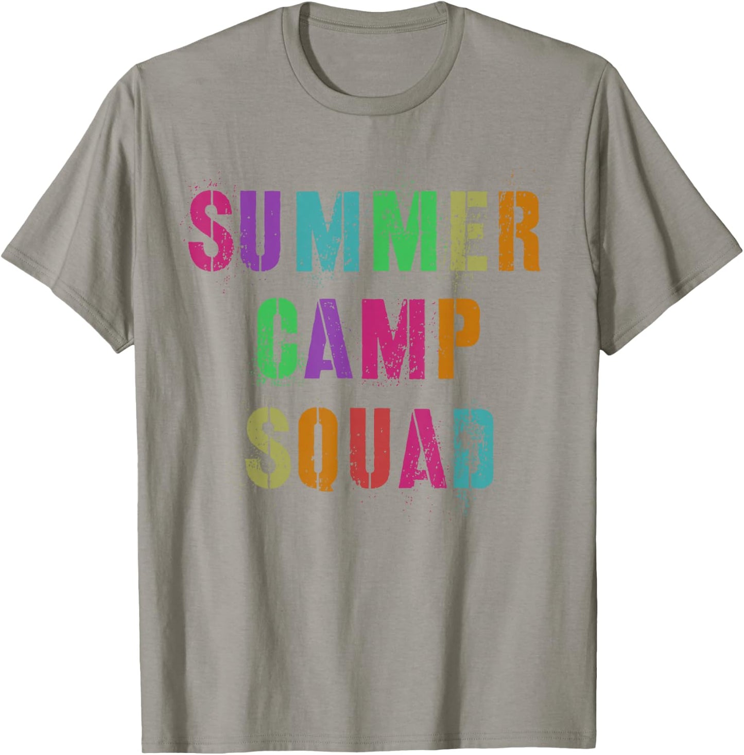 Cute SUMMER CAMP SQUAD Friends Besties Sign Autographs T-Shirt - T-Shirt | Sand