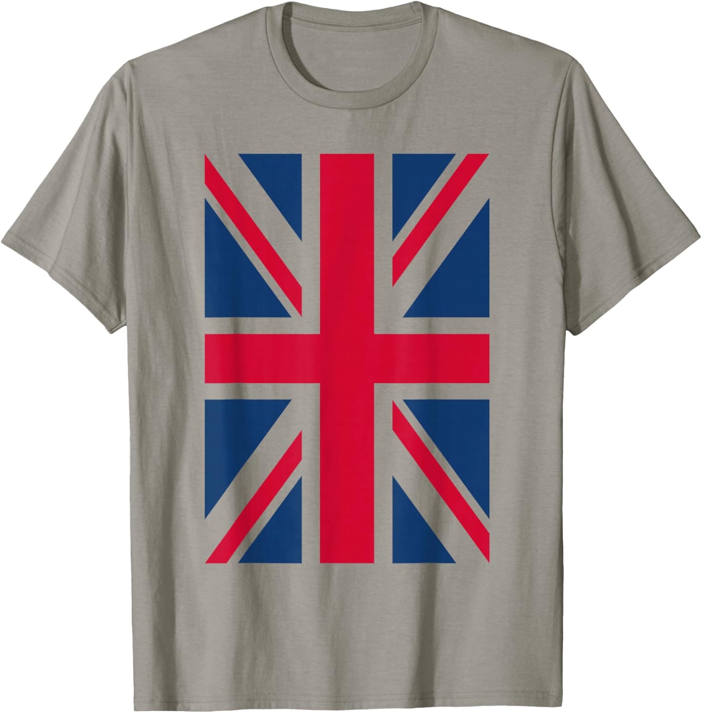 UK T Shirt Women Men | Cool Vertical British Union Jack Flag T-Shirt - T-Shirt | Sand