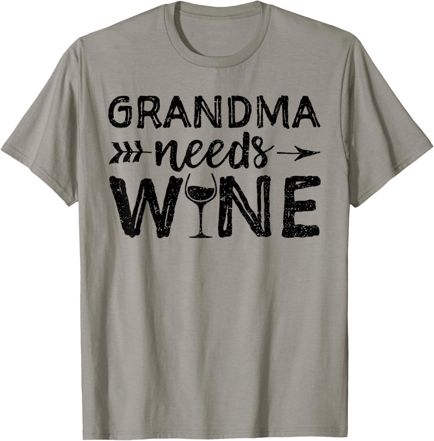Grandma Needs Wine - Grandma T-Shirt - T-Shirt | Sand