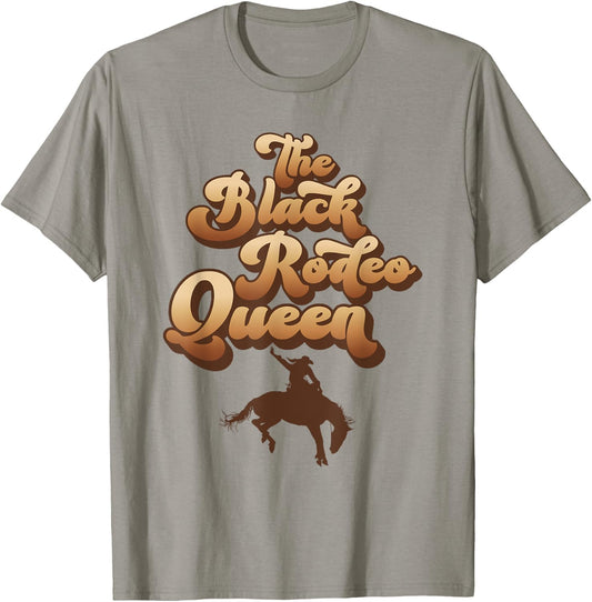 The Black Rodeo Queen African American Southern Cowgirl T-Shirt - T-Shirt | Sand