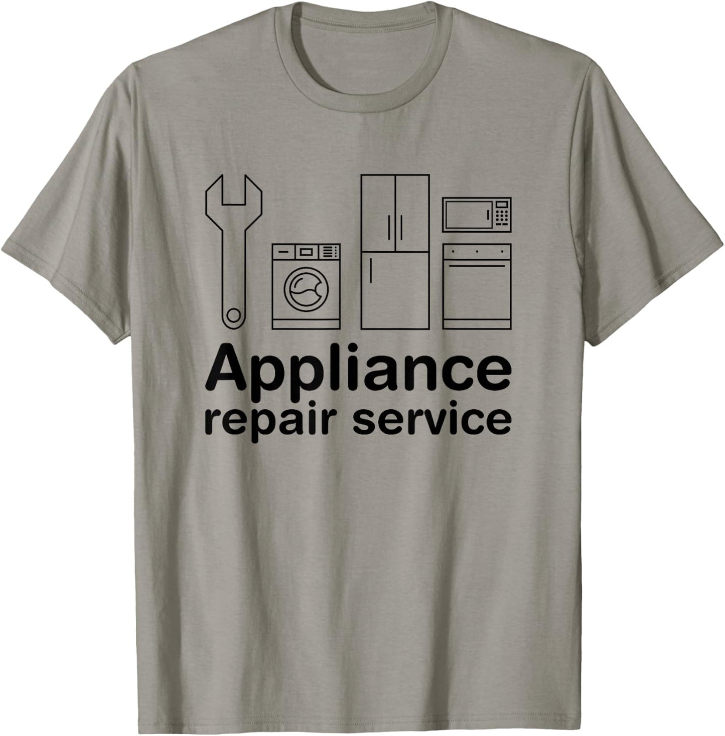 Appliance Repair Service Handyman Self Promotion T-Shirt - T-Shirt | Sand