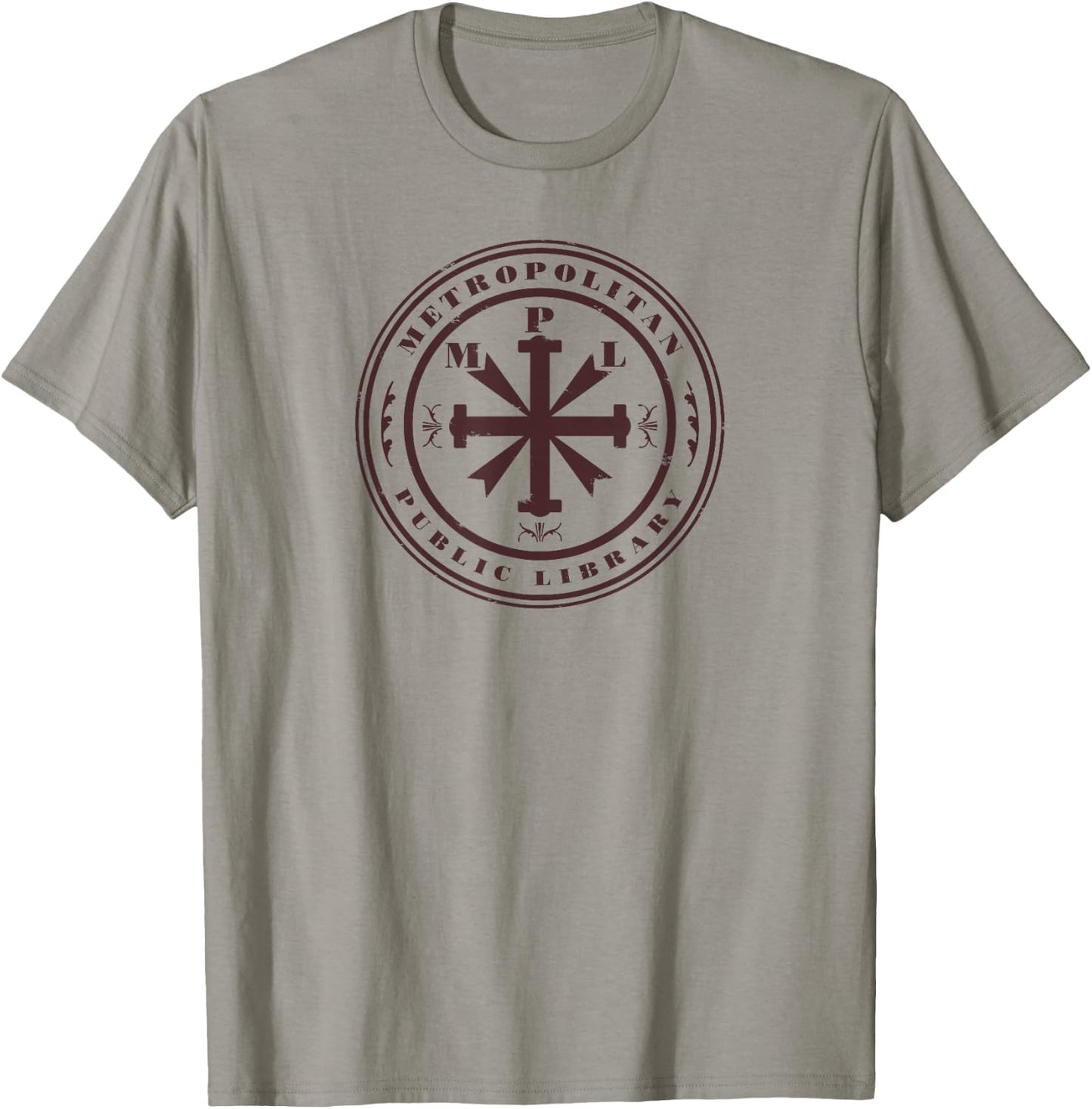 Metropolitan Public Library T-Shirt - T-Shirt | Sand