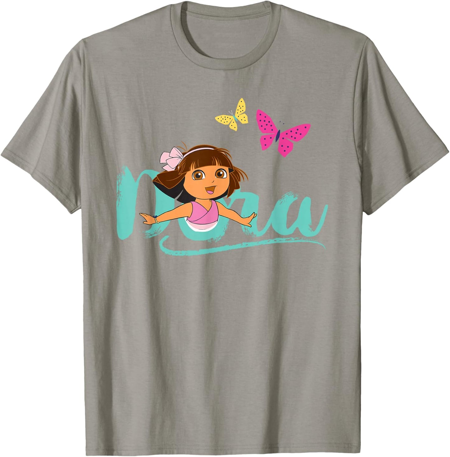 Dora the Explorer with Butterflies T-Shirt - T-Shirt | Sand