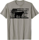 Hereford Rancher - American Flag for Hereford Cow Farmer T-Shirt - T-Shirt | Sand