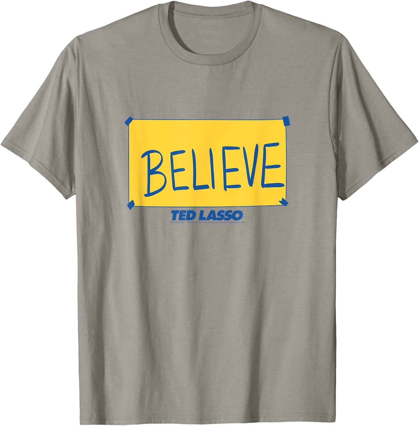 Ted Lasso Believe Sign T-Shirt - T-Shirt | Sand