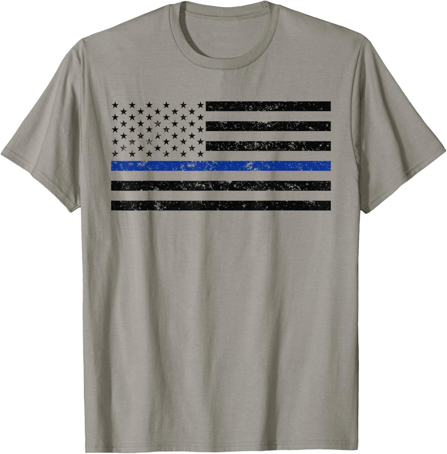 Thin Blue Line American Police Support Thin Blue Line Flag Girls Kids Men T-Shirt - T-Shirt | Sand