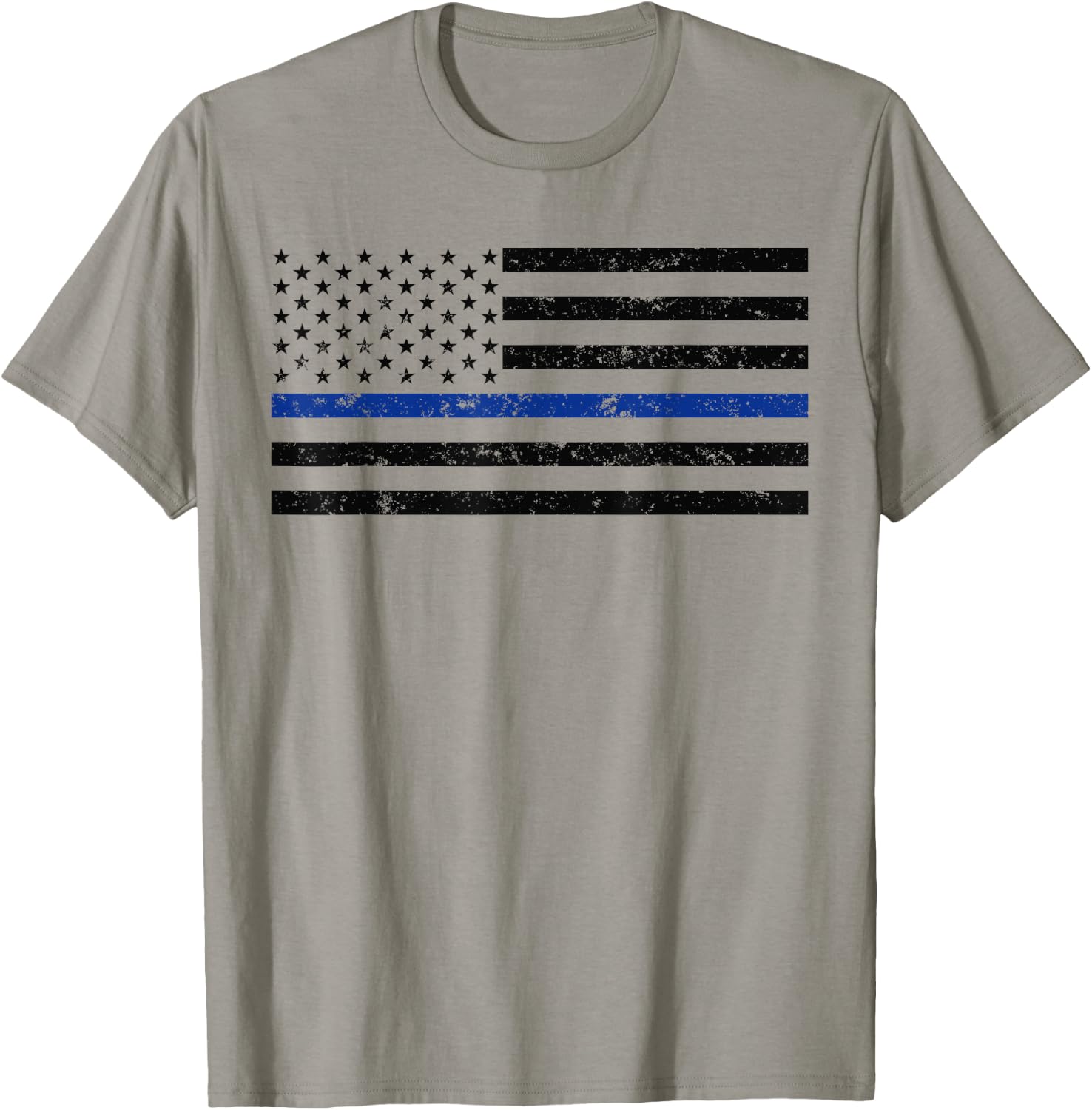 Thin Blue Line American Police Support Thin Blue Line Flag Girls Kids Men T-Shirt - T-Shirt | Sand