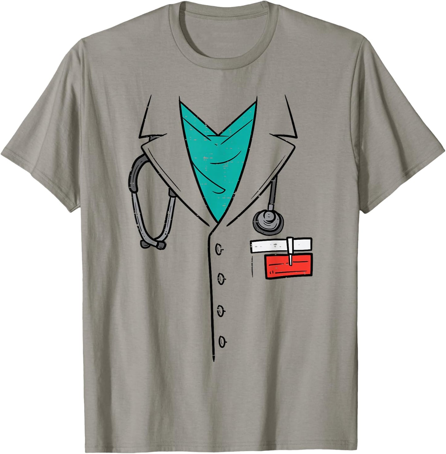 Doctor Physician Costume Funny Halloween Men Boys Kids T-Shirt - T-Shirt | Sand