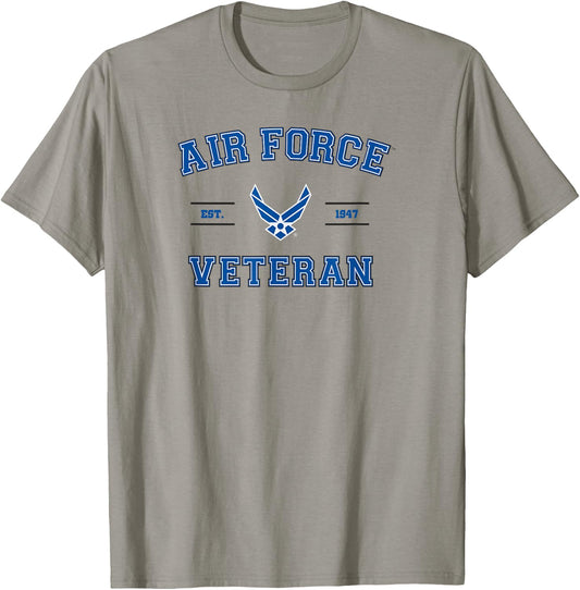 US AIR Force Veteran with Logo T-Shirt - T-Shirt | Sand