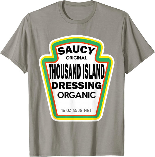 Thousand Island Dressing Salad Easy Halloween Costume Group T-Shirt - T-Shirt | Sand