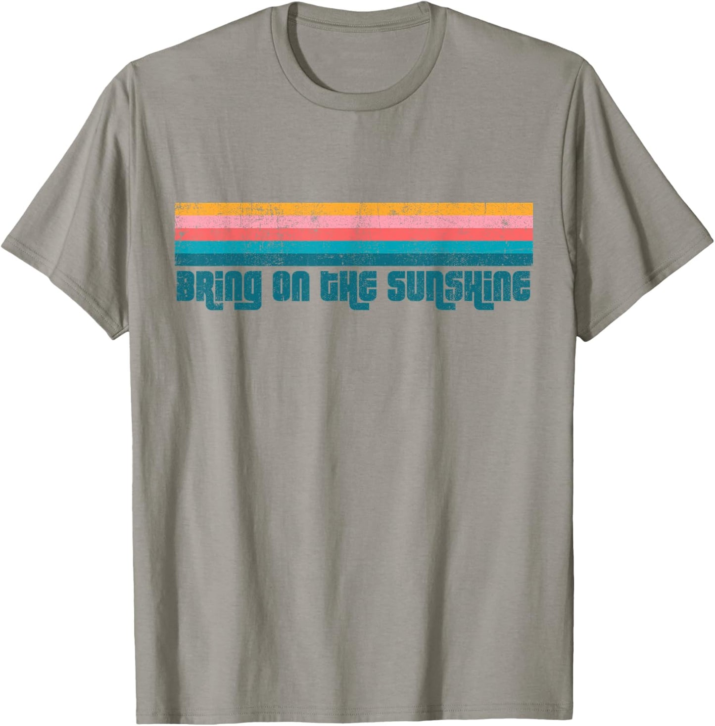 Vintage Bring On The Sunshine Beach Retro Cute Summer T-Shirt - T-Shirt | Sand