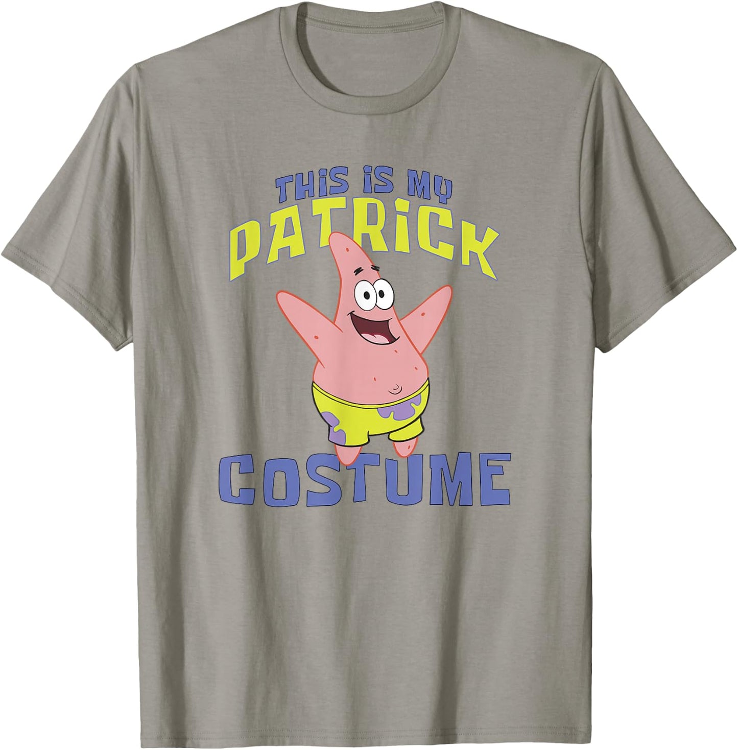 SpongeBob SquarePants Halloween This Is My Patrick Costume T-Shirt - T-Shirt | Sand