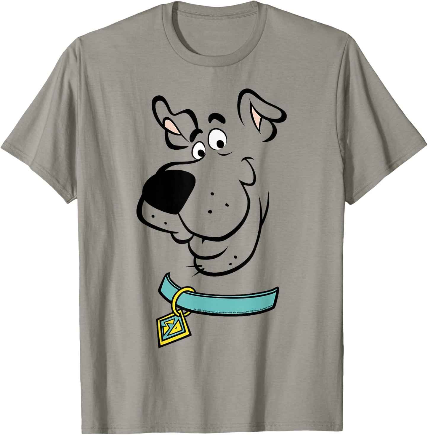 Scooby Doo Big Face Scooby Outline T-Shirt - T-Shirt | Sand