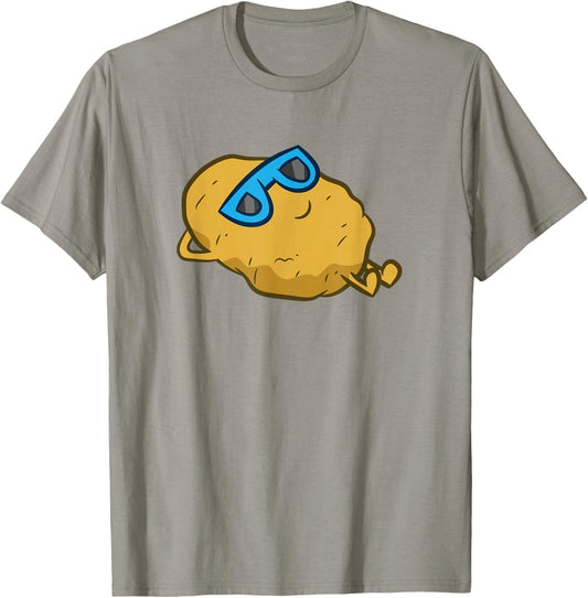 Cute Potato With Sunglasses Relaxing Potato T-Shirt - T-Shirt | Sand