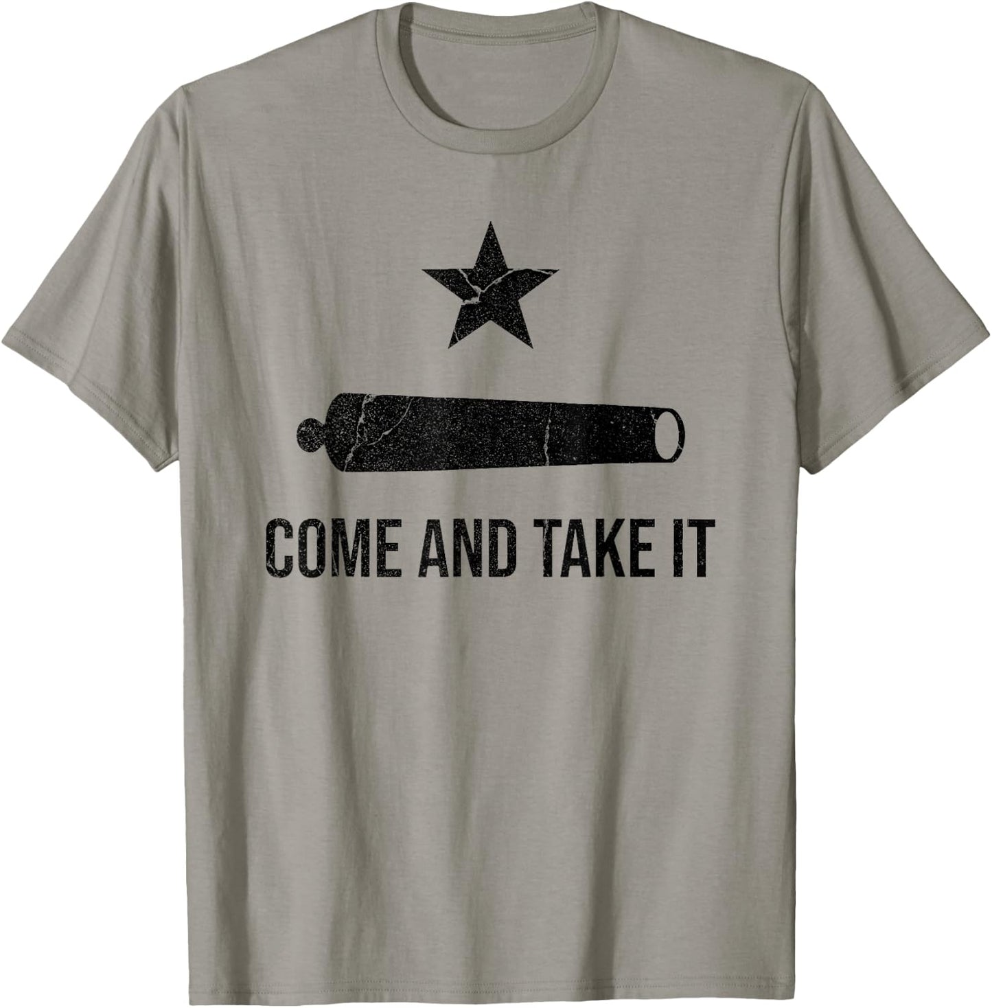 Come and Take It Cannon Texas Flag Lone Star T-Shirt - T-Shirt | Sand