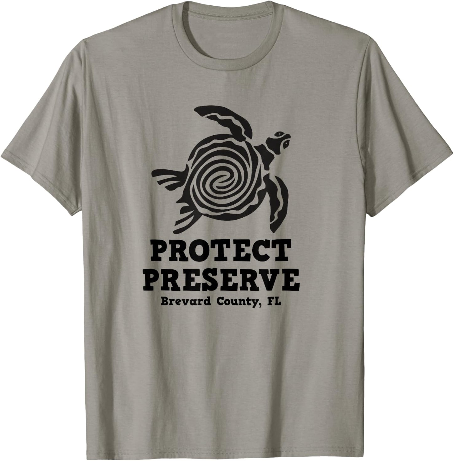 Sea Turtle Protect and Preserve Brevard County FL T-Shirt - T-Shirt | Sand