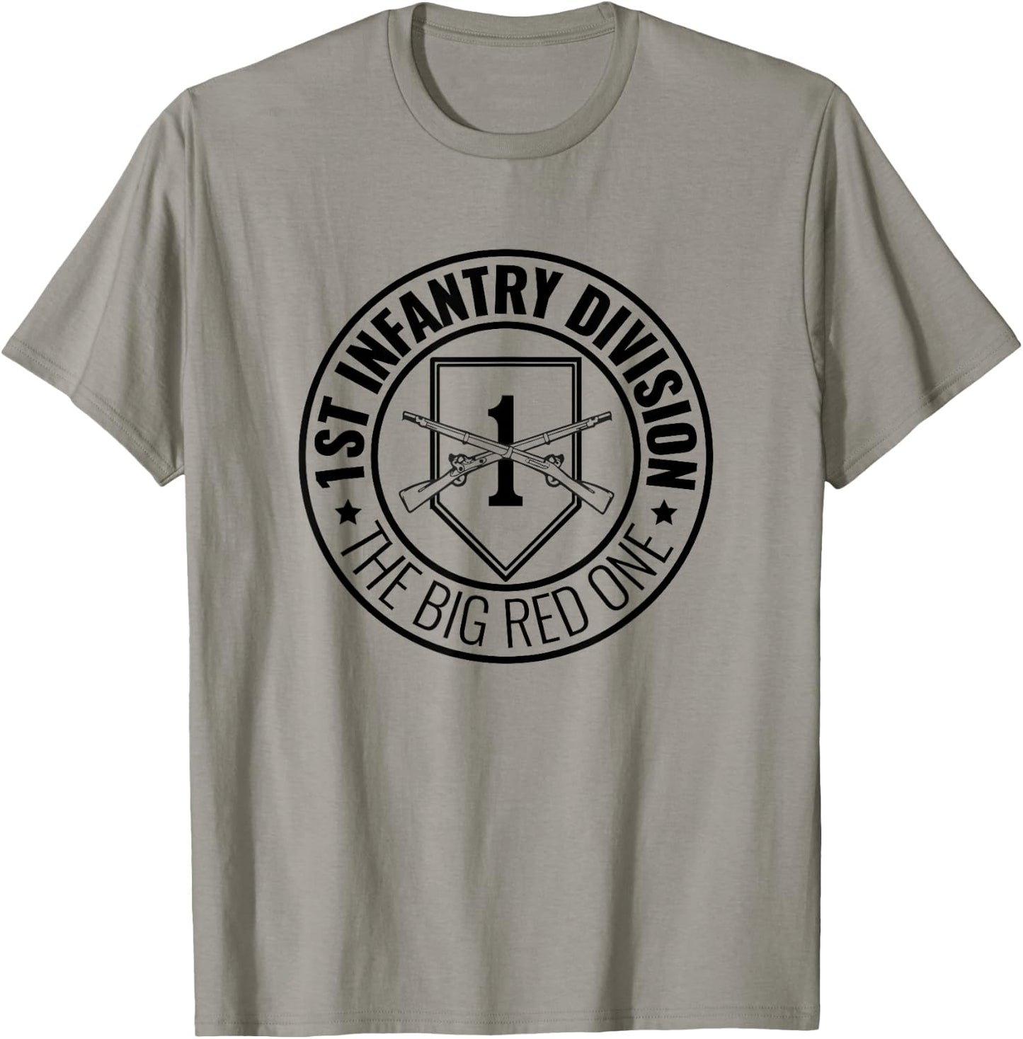 Big Red One 1st Infantry Division T Shirt 20556 T-Shirt - T-Shirt | Sand
