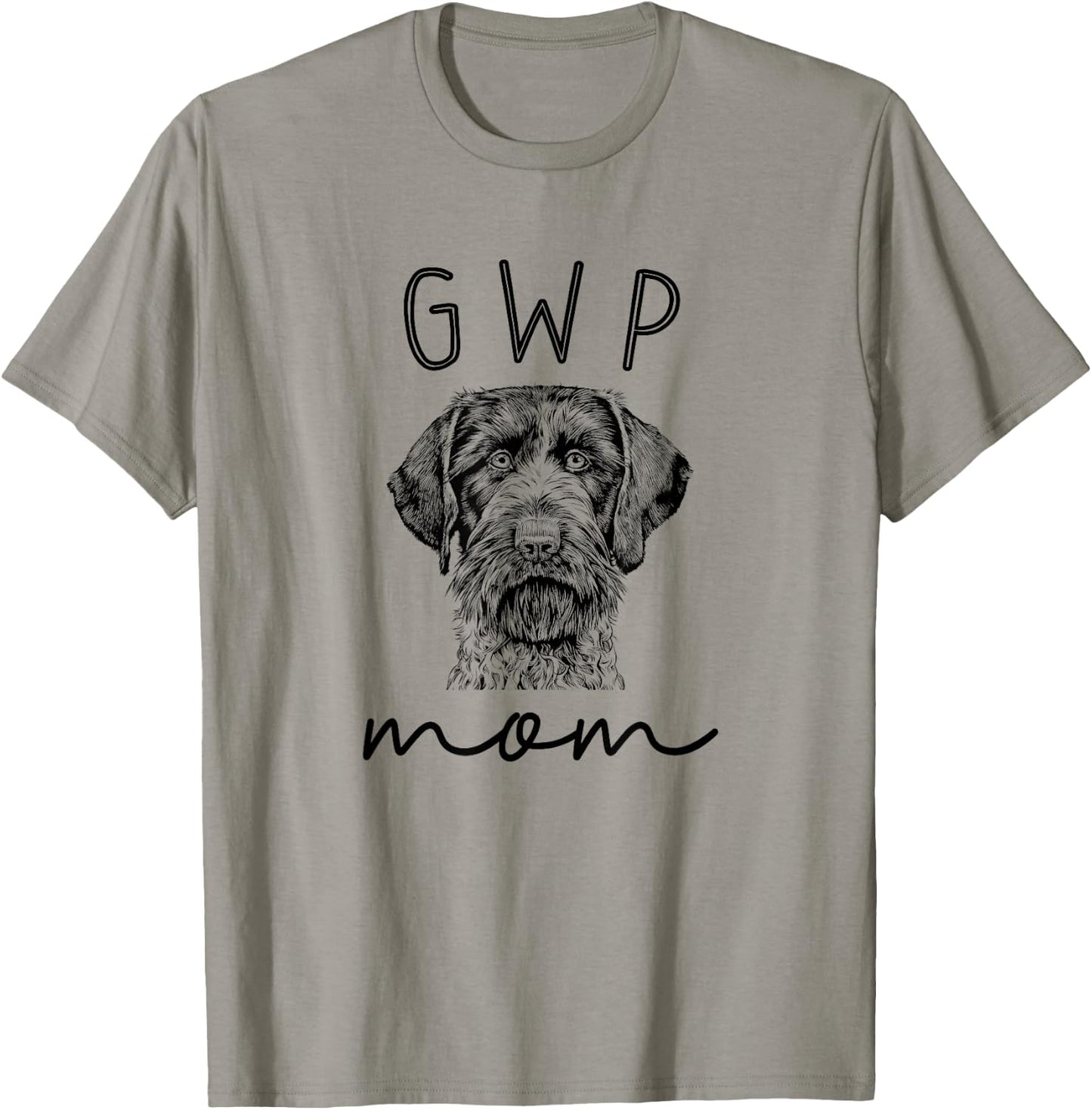 GWP Mom German Wirehaired Pointer Dog Mother T-Shirt - T-Shirt | Sand