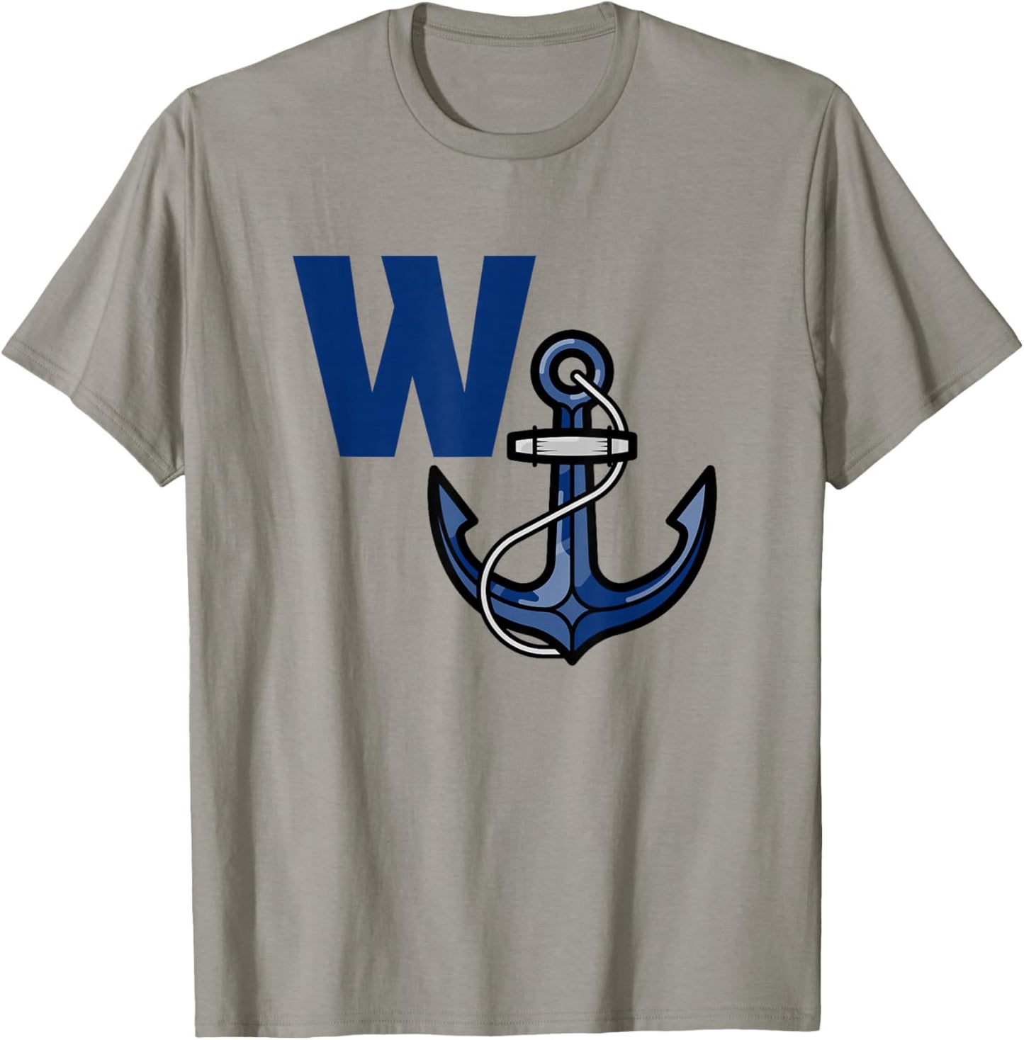 W Anchor - Wanker - Funny T-Shirt - T-Shirt | Sand