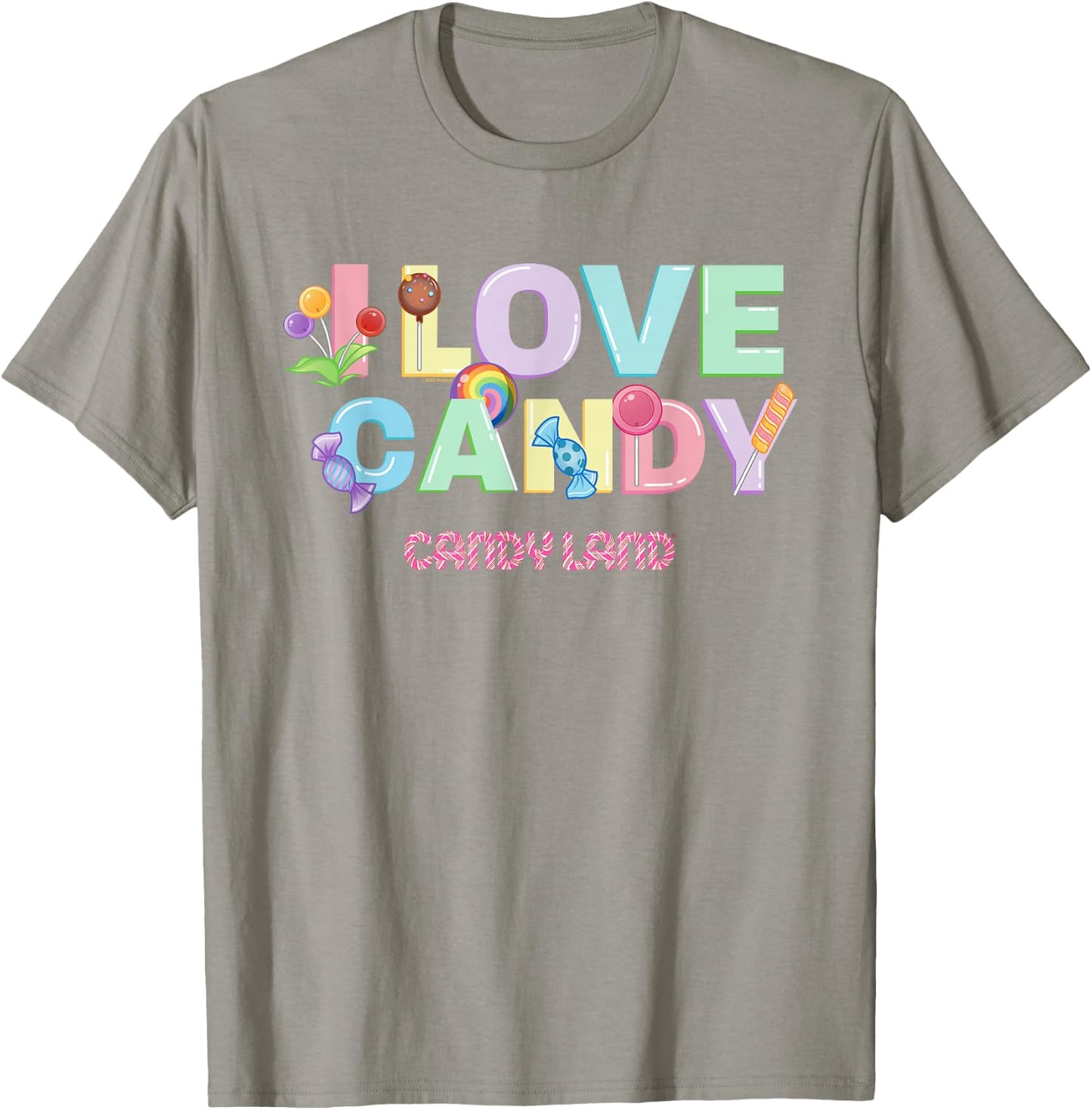 Candy Land I Love Candy T-Shirt - T-Shirt | Sand