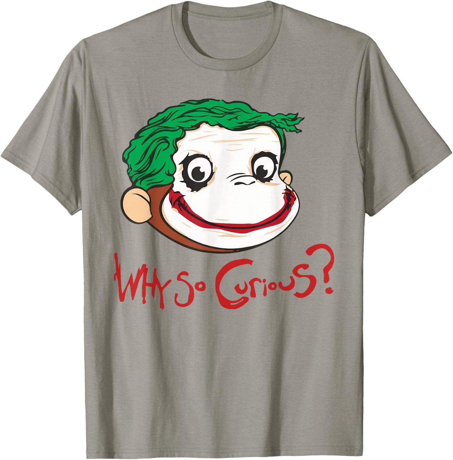 Funny Monkey Face Why So Curious women kids T-Shirt - T-Shirt | Sand