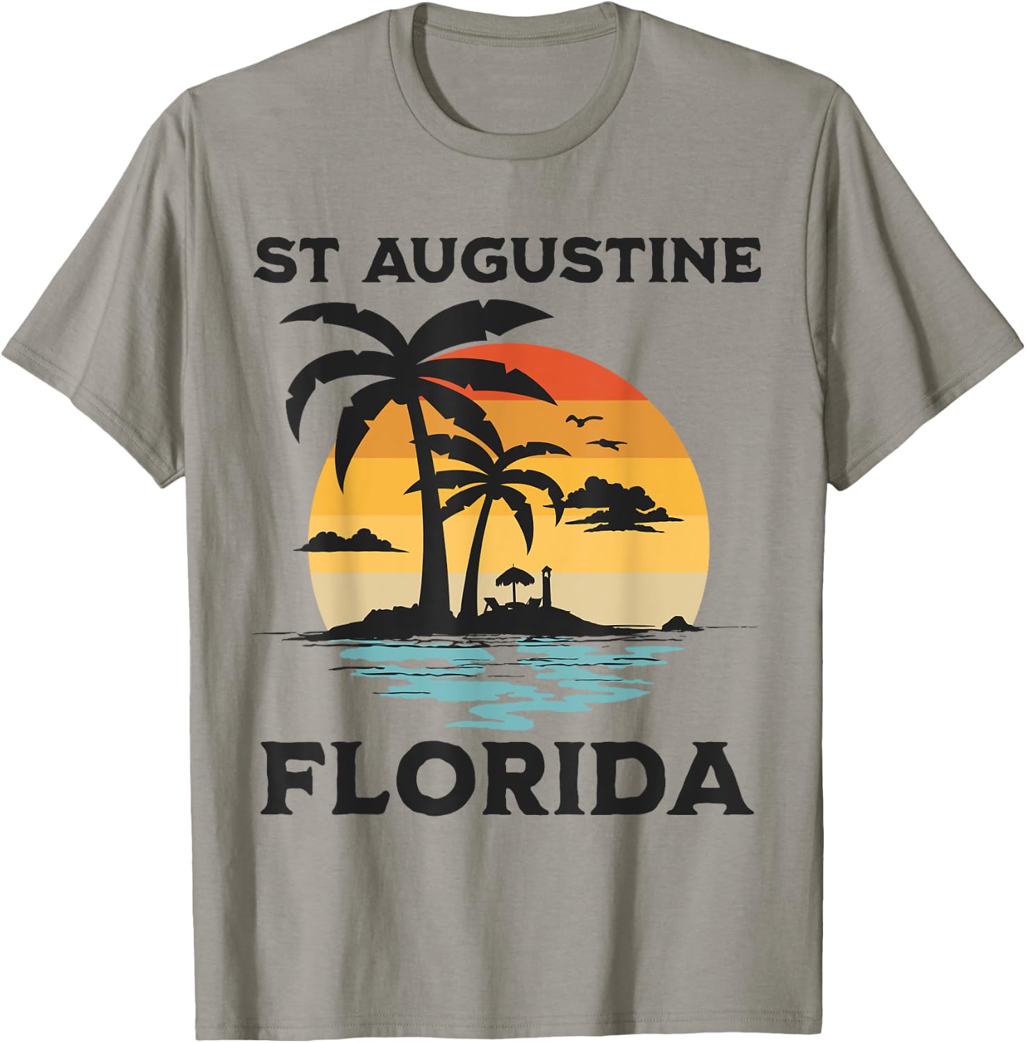 St Augustine Florida Beach Surf Summer Vacation Vintage Women Kids T-Shirt - T-Shirt | Sand