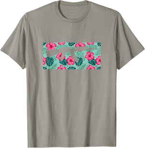 Tropical Gun Lover Firearm Beach Hawaiian Gift Aloha AK47 Men Women T-Shirt - T-Shirt | Sand