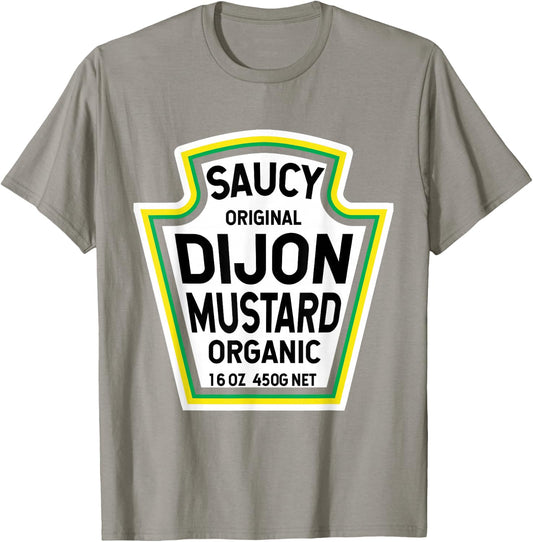 Dijon Mustard Easy Halloween Costume Matching Group Couples T-Shirt - T-Shirt | Sand