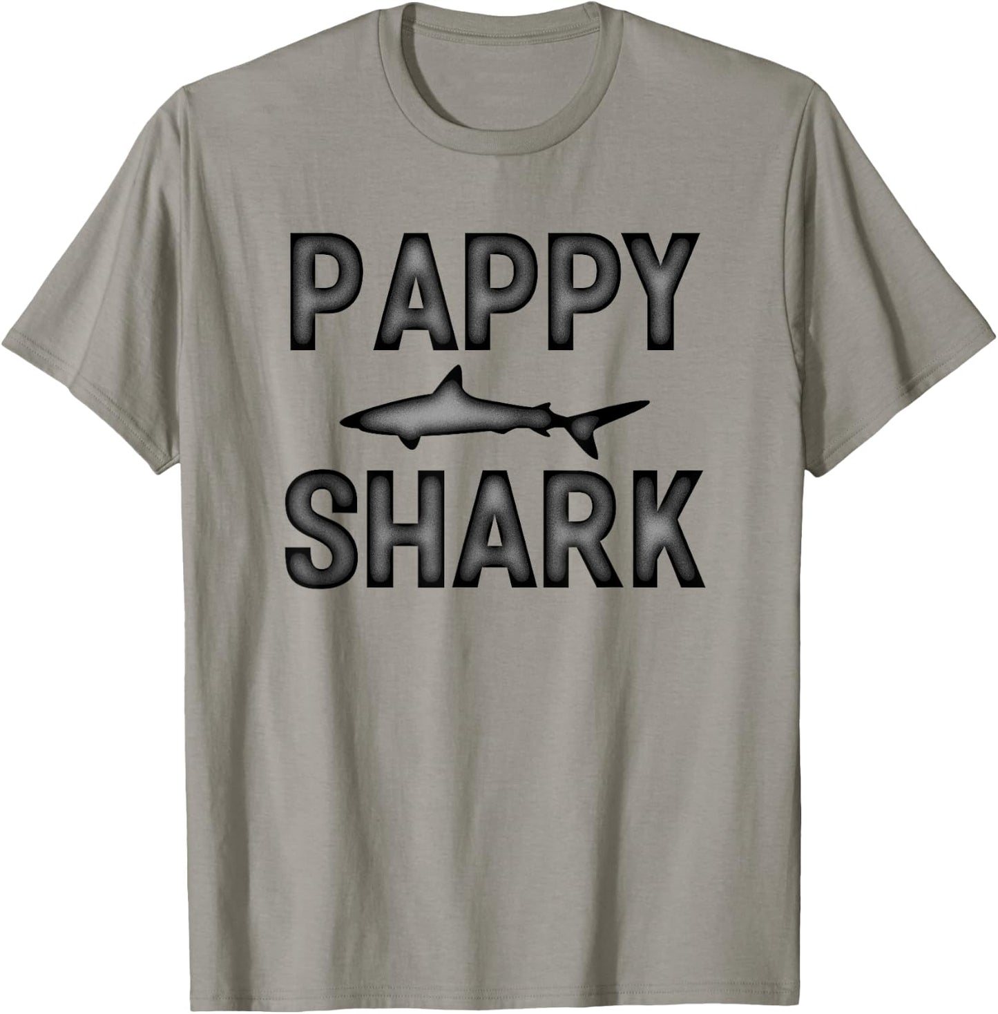 Pappy Shark Grandpa Gift Fishing Lover Present T-Shirt - T-Shirt | Sand
