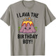 Family Volcano Birthday Party Lava The Birthday Boy Dinosaur T-Shirt - T-Shirt | Sand