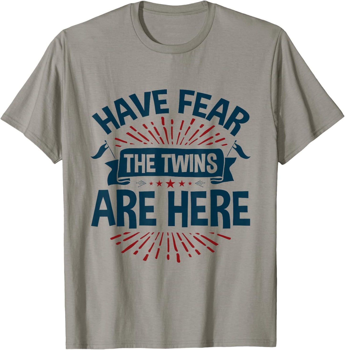 Twin Teens Fraternal Identical Matching Twins Are Here T-Shirt - T-Shirt | Sand