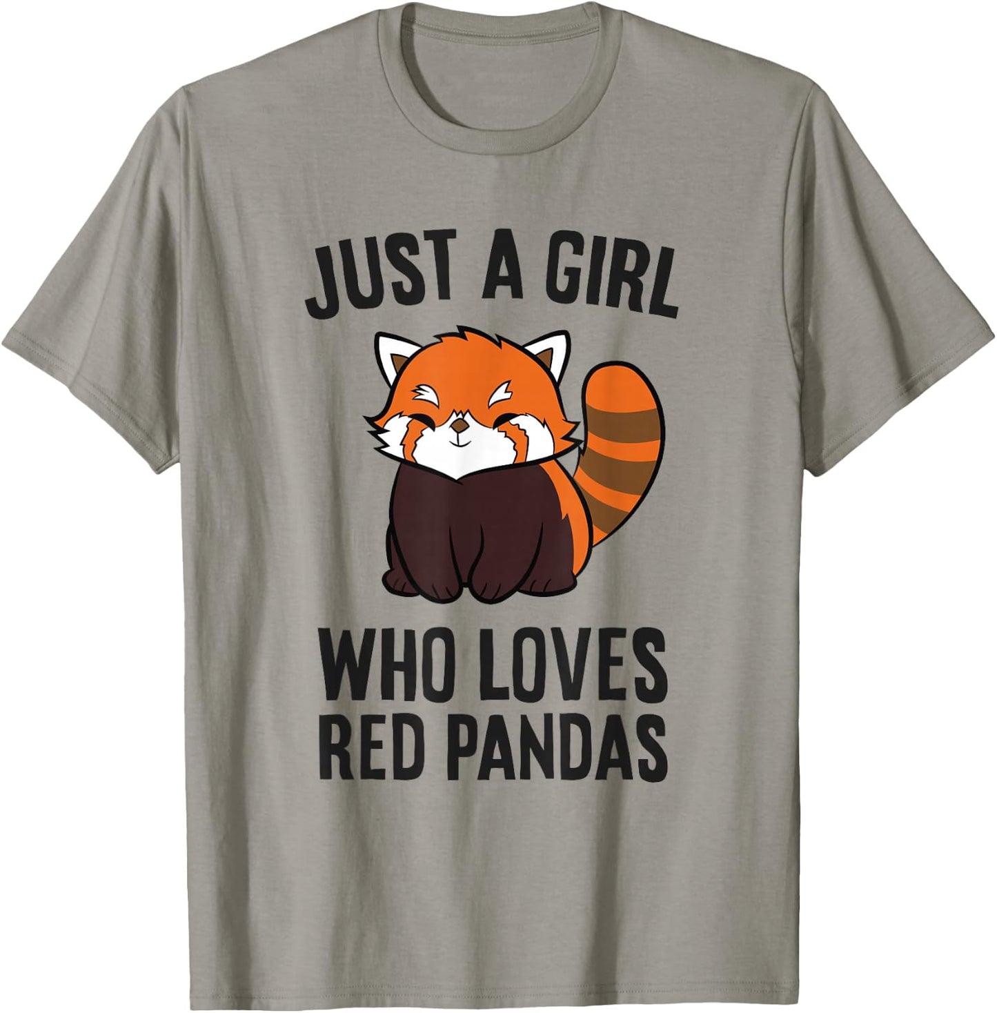 Just a Girl Who Loves Red Pandas Funny Red Panda Lover T-Shirt - T-Shirt | Sand