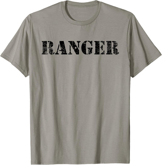 Vintage Ranger Classic Retro USA Military Distressed T-Shirt - T-Shirt | Sand