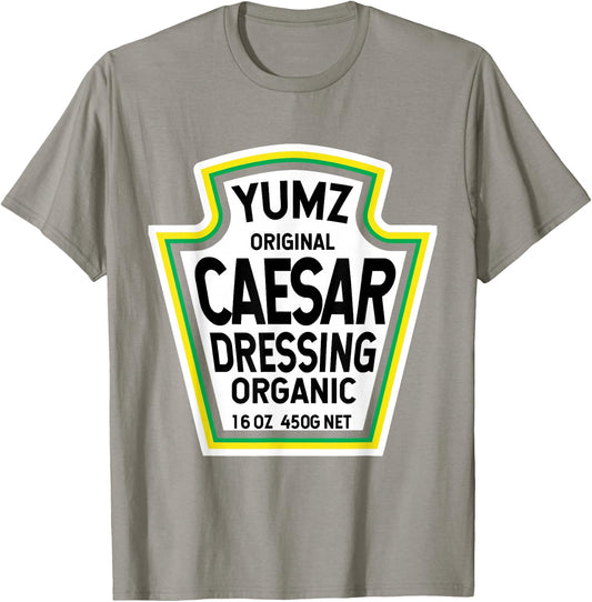 Caesar Dressing Salad Easy Halloween Costume Matching Group T-Shirt - T-Shirt | Sand