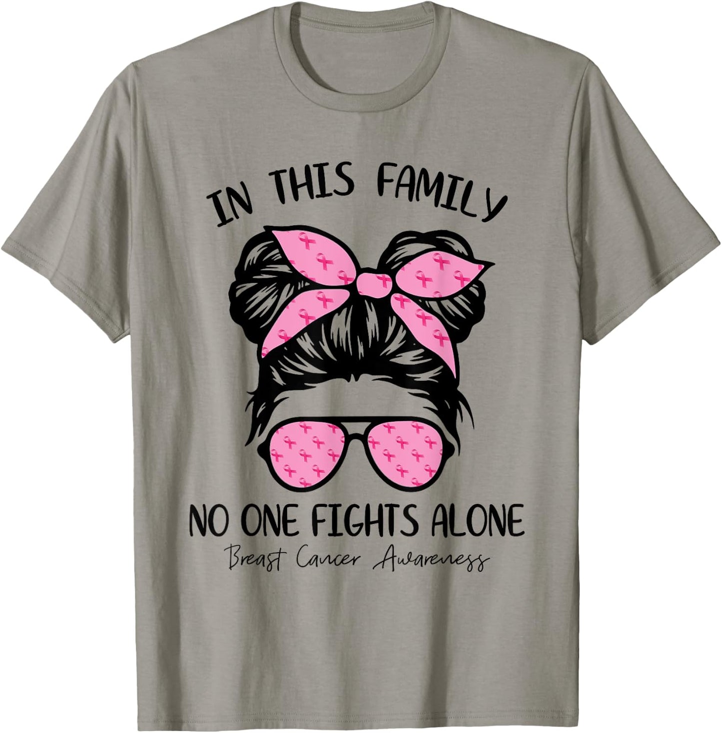 Breast Cancer Awareness Shirt Girls Pink Ribbon Kids Youths T-Shirt - T-Shirt | Sand