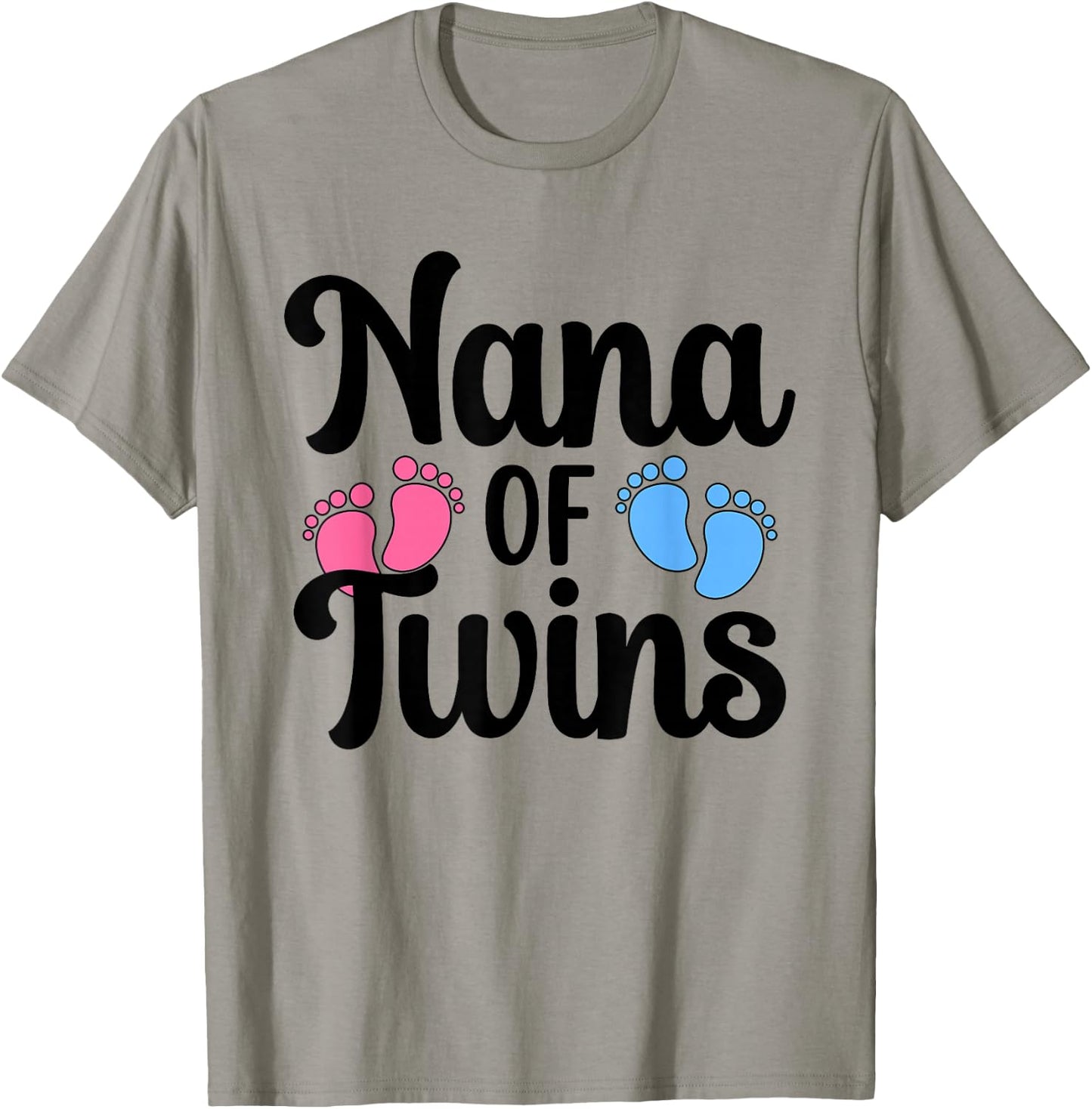 Nana Of Twins Proud Twin Nana Grandma T-Shirt - T-Shirt | Sand