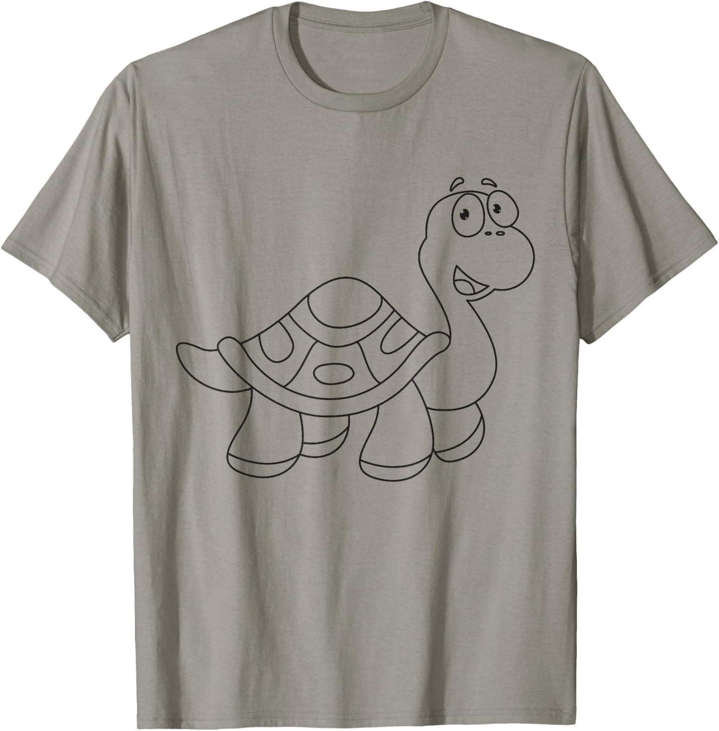Cute Tortoise Paint & Colour for Kids T-Shirt - T-Shirt | Sand