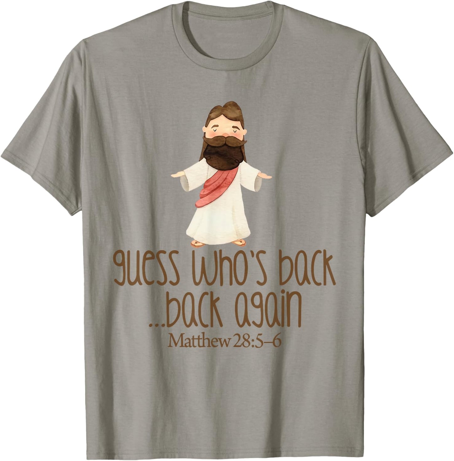 Guess Who's Back Funny Jesus Easter Christian kids toddler T-Shirt - T-Shirt | Sand