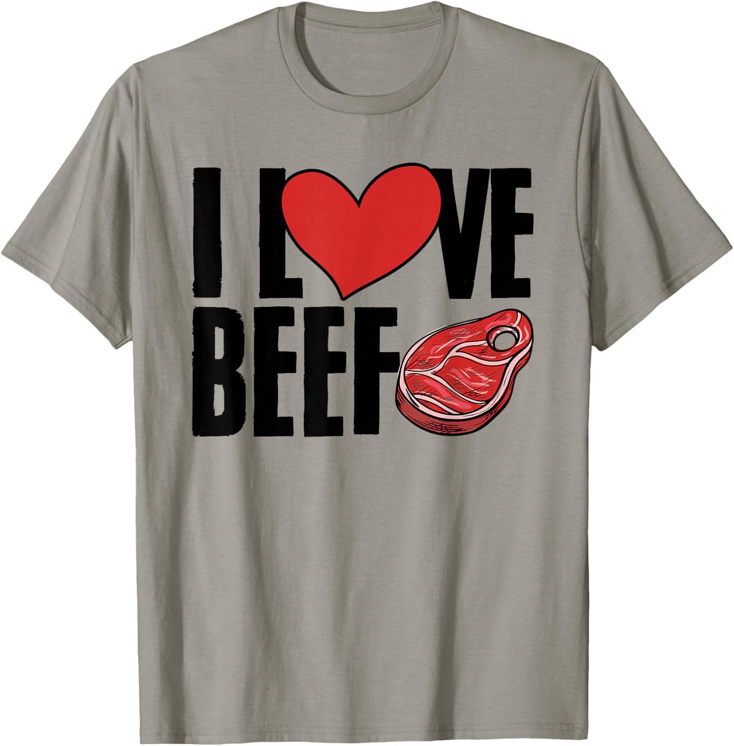 Food Beef Steak Meat Lover Anti Vegan Carnivore Meat Eater T-Shirt - T-Shirt | Sand