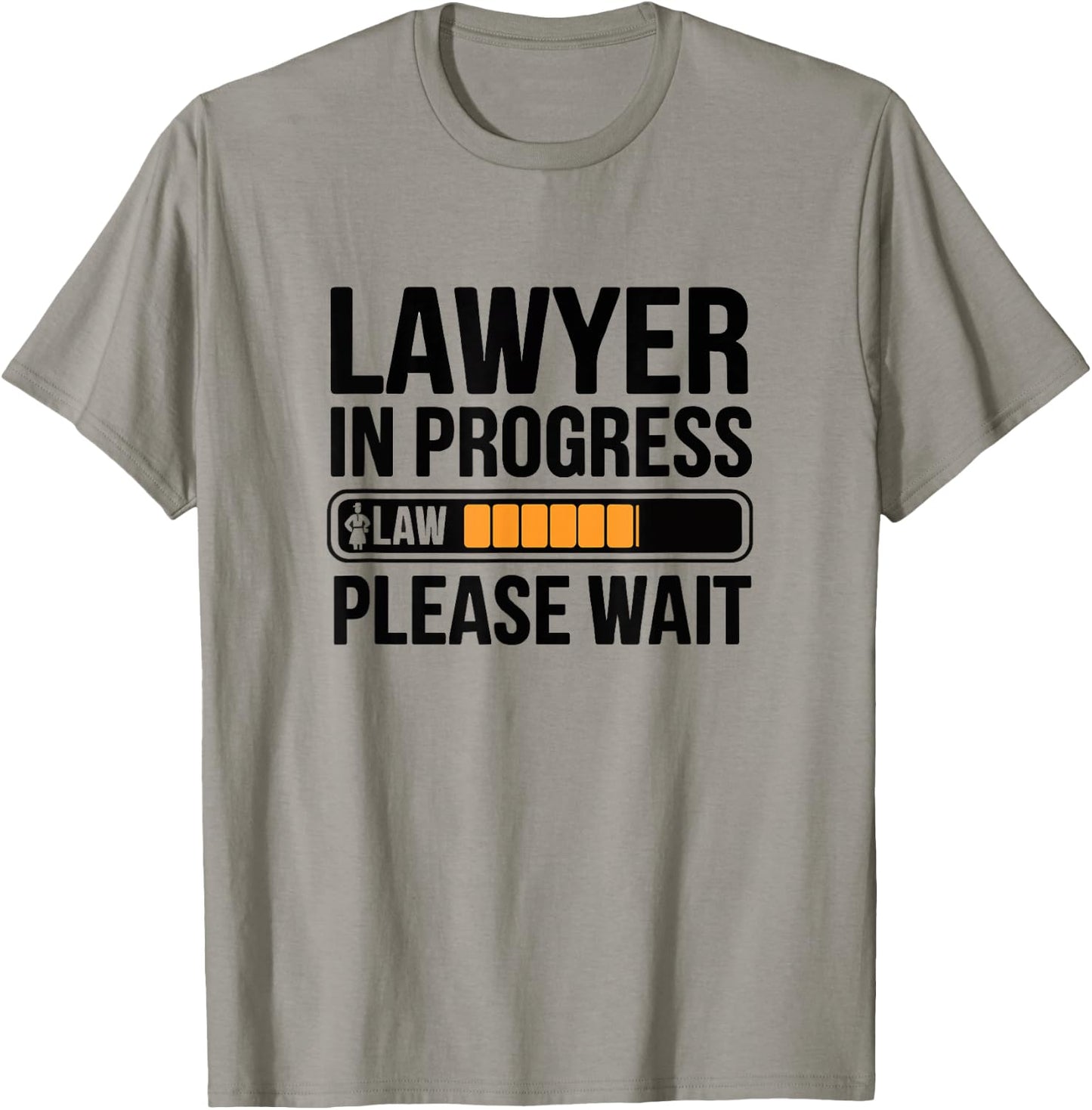 Funny Lawyer in Progress Law School College Loading T-Shirt - T-Shirt | Sand