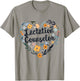 Funny Lactation Counselor Breastfeeding Birth Worker Team T-Shirt - T-Shirt | Sand