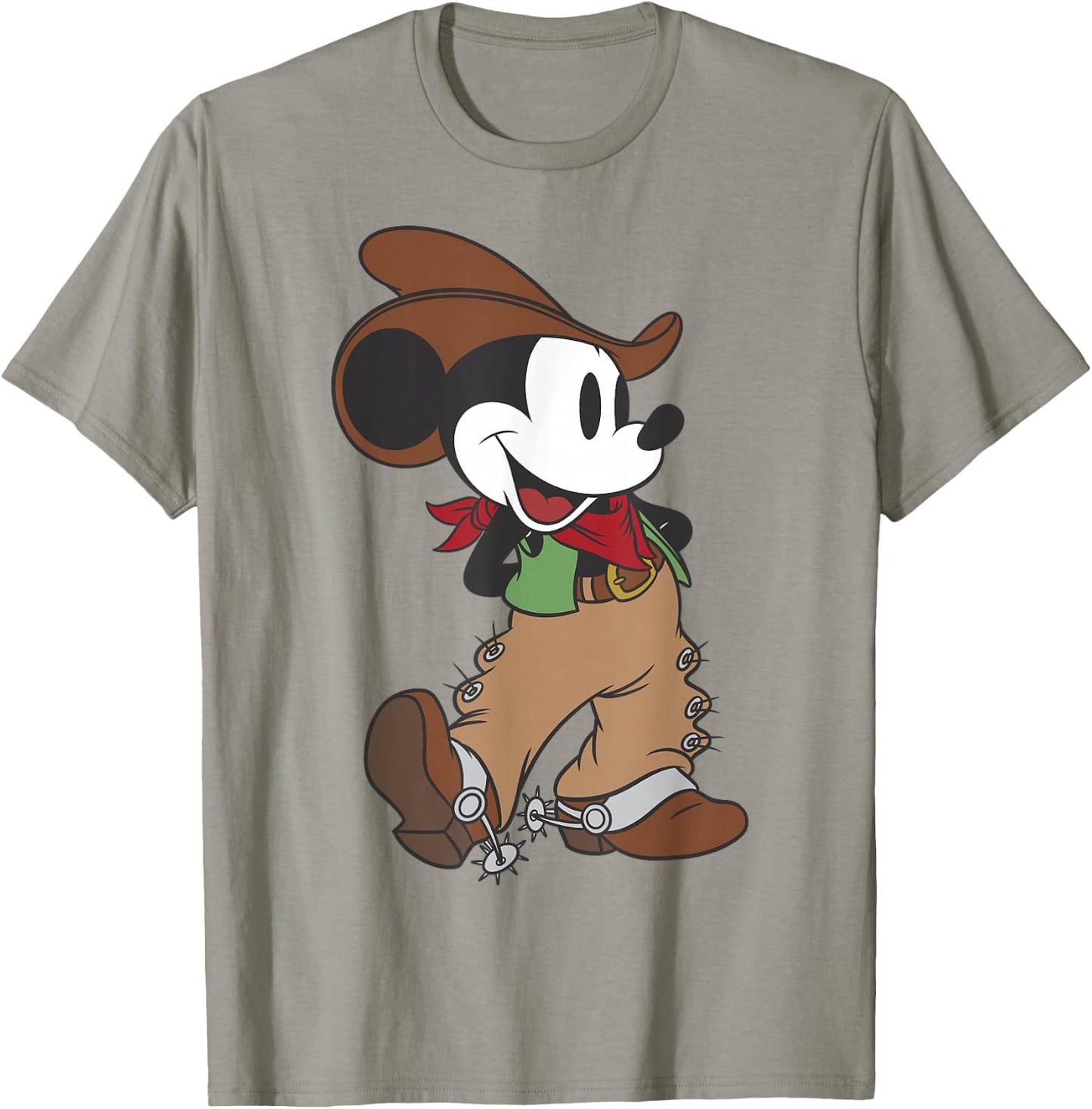 Disney Mickey Mouse Cowboy Outfit Small T-Shirt - T-Shirt | Sand