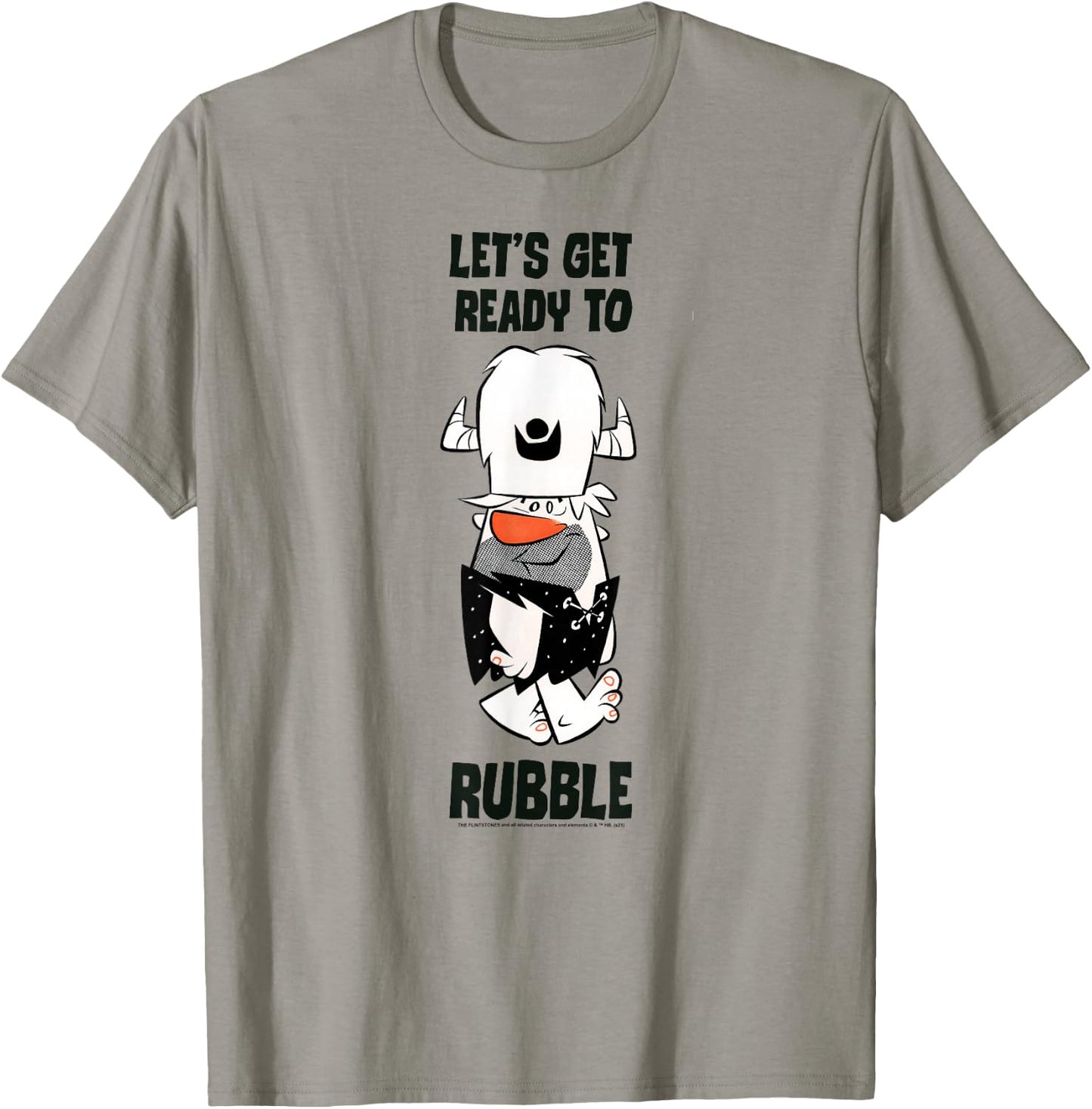 The Flintstones Barney Let's Get Ready to Rubble T-Shirt - T-Shirt | Sand