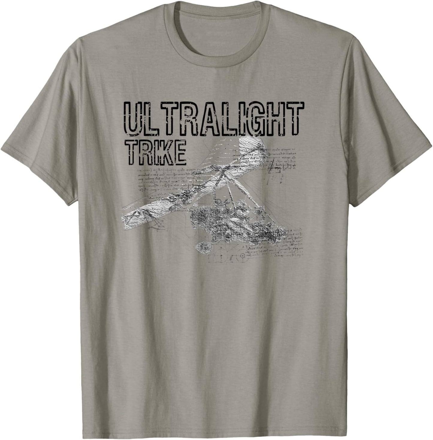 Ultralight Trike Aircraft Microlight Shirt T-Shirt - T-Shirt | Sand