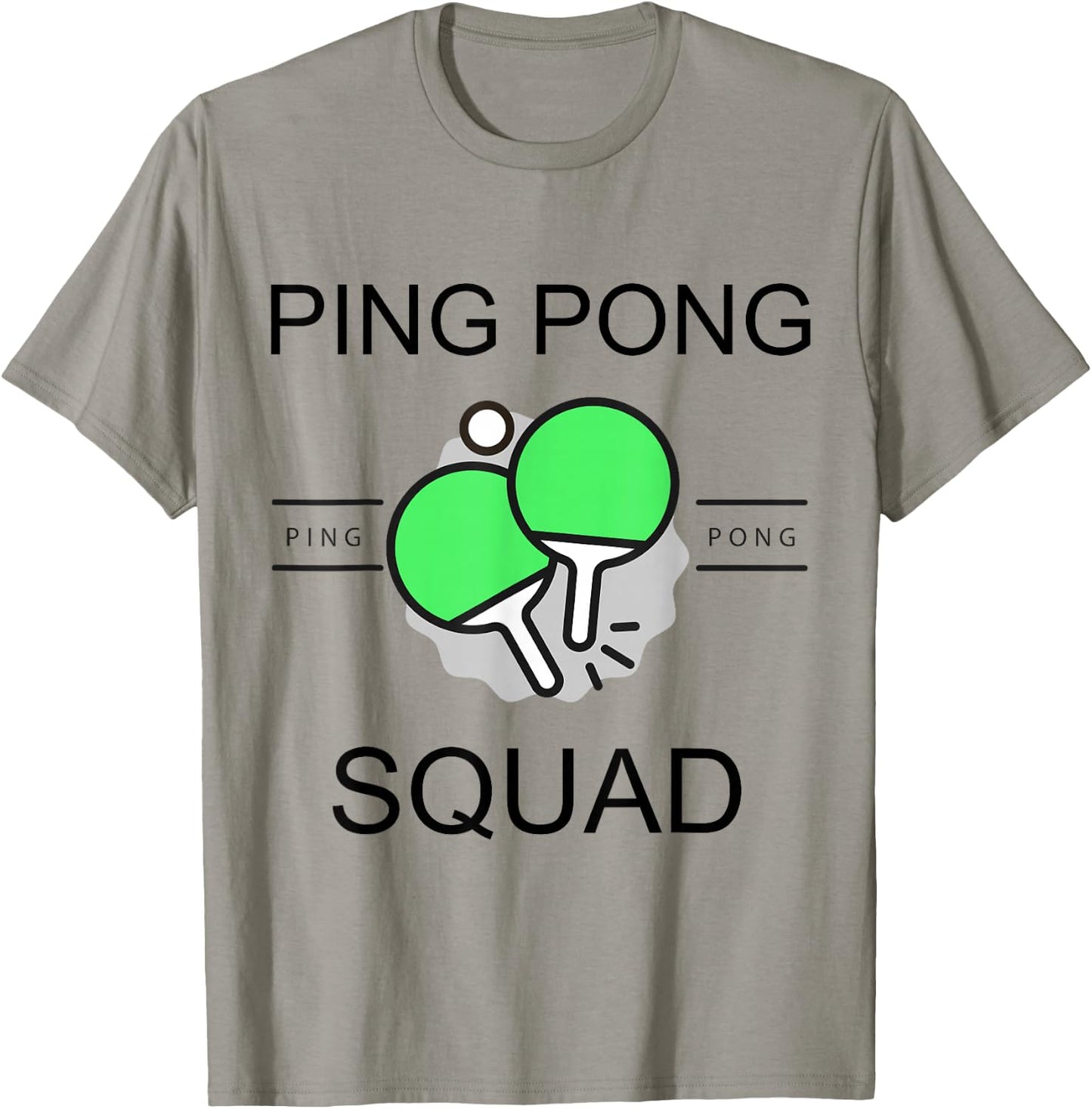 Ping Pong Squad Team Friend Project Gang Party Sport Player T-Shirt - T-Shirt | Sand